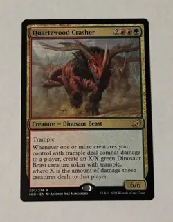 MTG Quartzwood Crasher - Ikoria: Lair Of The Behemoths LP - Image 1
