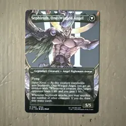 Sephiroth, Fabled SOLDIER (Borderless) #0382 Final Fantasy Regular FIN MTG - Image 2