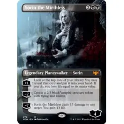 SORIN THE MIRTHLESS (BORDERLESS) Innistrad: Crimson Vow VOW Planeswalker MTG - Image 1