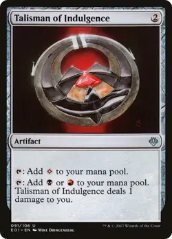 Talisman of Indulgence (E01) Archenemy: Nicol Bolas - LP - Image 1