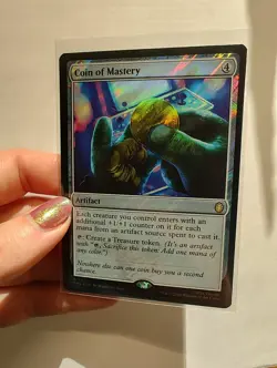 Coin of Mastery (Surge Foil) Mtg Teenage Mutant Ninja Turtles TMC Eternal-Legal - Image 4