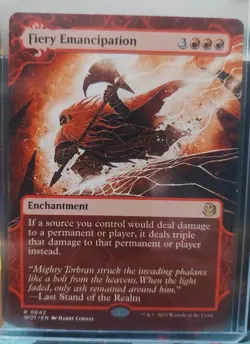 Fiery Emancipation Wilds of Eldraine: Enchanting Tales Regular - Image 1