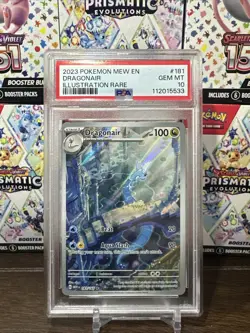 Dragonair Illustration Rare PSA 10 💎 181/165 SV Pokemon 2023 - Image 1