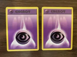 2X Psychic Energy 131/132 Common Gym Challenge Pokemon Card 2000 - Image 1