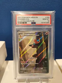 Pokemon Charmeleon 169/165 PSA 10 Sv: Scarlet & Violet 151 Holo - Image 1