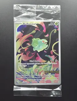 2025 Pokemon Bulbasaur 133/132 Mega Evolution Stamped Sealed Promo Pack - Image 1