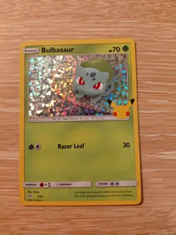 Pokemon TCG Bulbasaur 1/25 Holo McDonald’s Promo 25th Anniversary 2021 NM Card - Image 1