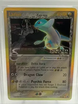 2005 POKEMON EX DELTA SPECIES #9 LATIOS-REVERSE FOIL PSA 9 - Image 2