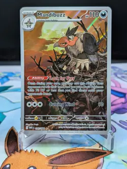 2025 Pokemon White Flare Mandibuzz Illustration Rare IR 145/086 - Image 1