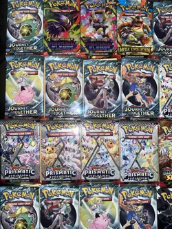 Pokemon TCG Booster Pack X32: Black Bolt, White Flare, Prismatic,JT, DR & SSP - Image 5