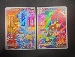 Deerling & Sawsbuck 165 + 166/162 - Temporal Forces - Illustration Rare Pokemon - Image 1