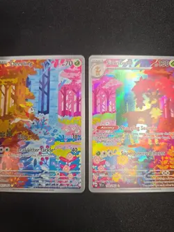 Deerling & Sawsbuck 165 + 166/162 - Temporal Forces - Illustration Rare Pokemon - Image 3