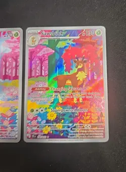 Deerling & Sawsbuck 165 + 166/162 - Temporal Forces - Illustration Rare Pokemon - Image 4