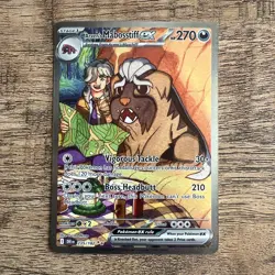Pokemon TCG Arven's Mabosstiff EX #235/182 Sv10: Destined Rivals - MINT 🔥 - Image 1