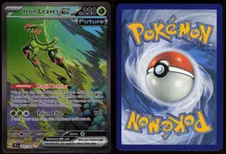 Iron Leaves ex 203/162 Special Illustration Rare Temporal Forces Pokemon - QTY - Image 3