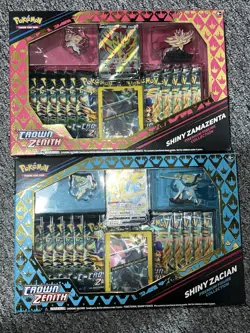 Pokemon - Crown Zenith - Shiny Zacian & Zamazenta premium figure collection - Image 1