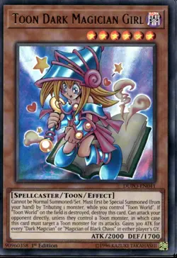 Toon Dark Magician Girl 1st Ed Ultra Rare DUPO-EN041 Yu-Gi-Oh! - Image 1