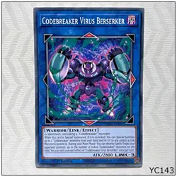 Codebreaker Virus Berserker - ETCO-EN051 - Common 1st Edition Yugioh - Image 1
