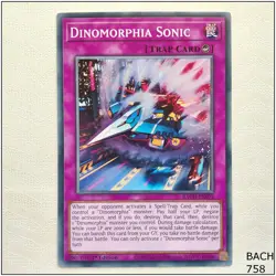 Dinomorphia Sonic - BACH-EN072 - Common 1st Edition Yugioh - Image 1