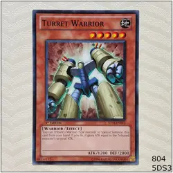 Turret Warrior - 5DS3-EN015 - Common 1st Edition Yugioh - Image 1