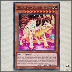 Nemleria Dream Defender - Couette - CYAC-EN017 - Common 1st Edition Yugioh - Image 1