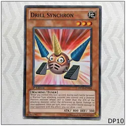 Drill Synchron - DP10-EN004 - Common 1st Edition Yugioh - Image 1