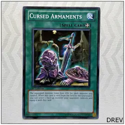 Cursed Armaments - DREV-EN059 - Common 1st Edition Yugioh - Image 1