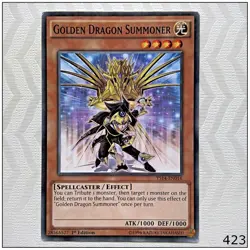Golden Dragon Summoner - YS14-EN016 - Common 1st Edition Yugioh - Image 1