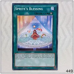 Sprite's Blessing - MP17-EN156 - Common 1st Edition Yugioh - Image 1