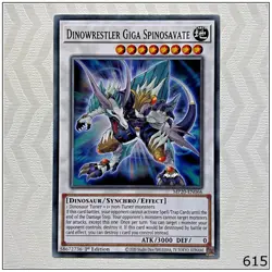 Dinowrestler Giga Spinosavate - MP20-EN066 - Common 1st Edition Yugioh - Image 1