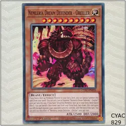 Nemleria Dream Defender - Oreiller - CYAC-EN016 - Common 1st Edition Yugioh - Image 1
