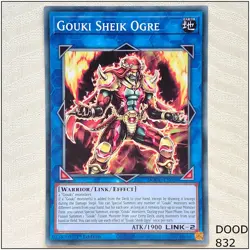 Gouki Sheik Ogre - DOOD-EN050 - Common 1st Edition Yugioh - Image 1