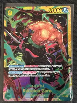 OP06-118 Roronoa Zoro SEC One Piece PRB-02 English Foil - Image 1
