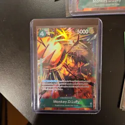 Monkey.D.Luffy PRB02-005 SR Foil Alt Art English NM One Piece CCG - Image 1