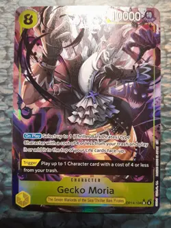 One Piece TCG OP14-104 Gecko Moria Alt Art Foil English - Image 1
