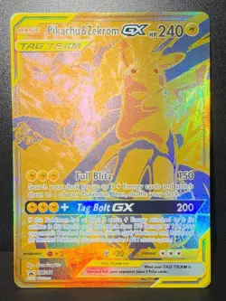 Pikachu & Zekrom GX SM248 SM Black Star Promo Sun & Moon Promo Pokemon Card ZY2 - Image 2
