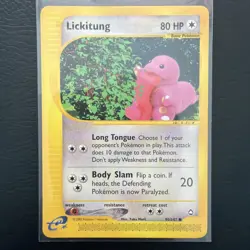 Lickitung - 90/147 - Pokemon Aquapolis Non Holo Common Card - NM / LP - Image 1