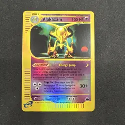 Pokemon TCG English NM Alakazam 2/144 Skyridge Reverse Holo Rare Card WOTC - Image 1