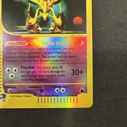 Pokemon TCG English NM Alakazam 2/144 Skyridge Reverse Holo Rare Card WOTC - Image 5