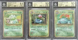 2023 BGS 9.5 POKEMON VENUSAUR DECK BULBASAUR / IVYSAUR / VENUSAUR SET 💫 - Image 1