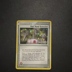 Pokemon Pow! Hand Extension Reverse Holo EX Team Rocket Returns 85/109 Trainer - Image 1