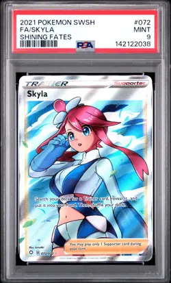 PSA 9 SKYLA 072/072 FULL ART SHINING FATES POKEMON 😍 - Image 1