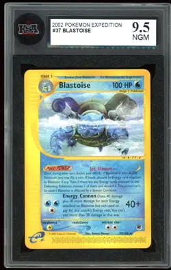 2002 Pokemon Expedition #37 Blastoise KSA 9.5 NGM - Image 1
