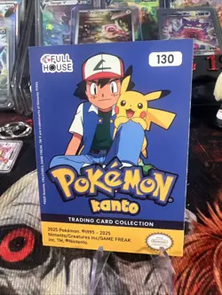 2025 Pokemon Kanto Full House - Silver Holo - Gyarados #130 - Image 2