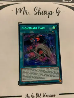 NIGHTMARE PAIN - LIMITED EDITION 25LP-EN005 ENGLISH Yu-Gi-Oh! CARD SECRET RARE - Image 2