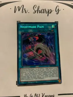 NIGHTMARE PAIN - LIMITED EDITION 25LP-EN005 ENGLISH Yu-Gi-Oh! CARD SECRET RARE - Image 3