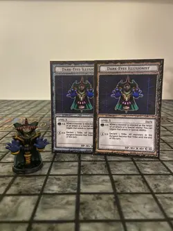Yugioh Dungeon Dice Monsters DDM Custom Dark-eyes Illusionist - Image 1
