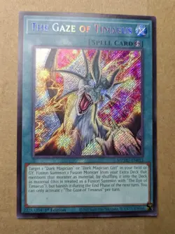 YU-GI-OH THE GAZE OF TIMAEUS MAZE OF MUERTOS SECRET RARE PACK FRESH - Image 1