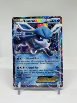 Glaceon EX - 20/124 - Pokemon Fates Collide XY Ultra Rare Card - LP - Image 1