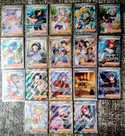 19 FULL ART POKEMON TCG MIXED CARD LOT TRAINER/SUPPORTER GIRLS -ALL NEAR MINT+ - Image 3